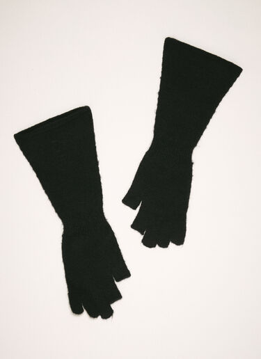 Rick Owens 니트 장갑 블랙 ric0158012