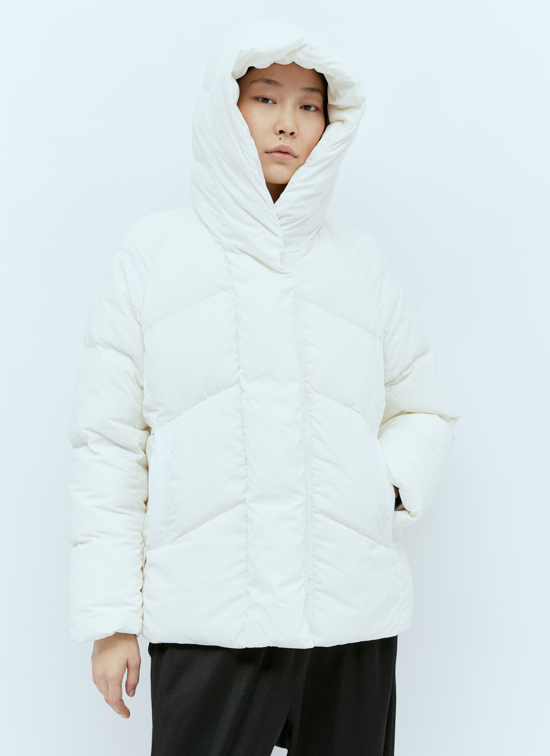 Shop Canada Goose Marlow Down Jacket In White