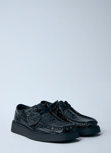 Martine Rose x Clarks Torview Lace-Up Shoes Black mrc0160004
