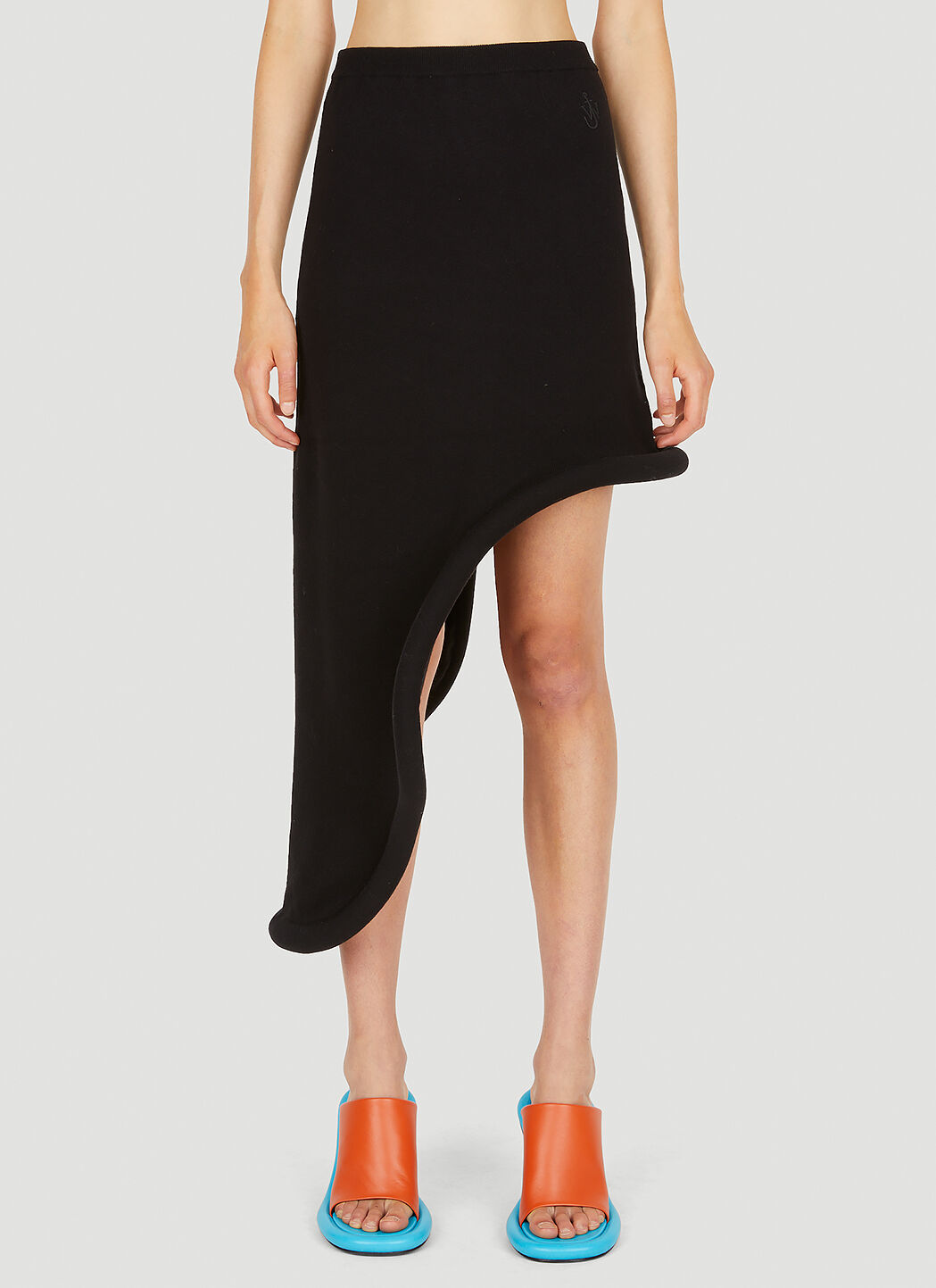 Adidas originals tubular top knit graphic skirt