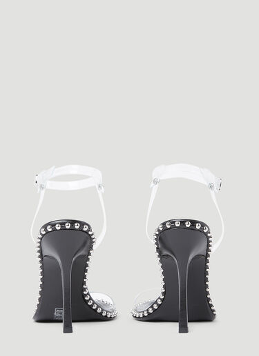 Alexander Wang Nova 105 Ankle-Strap Sandals Black awg0253033