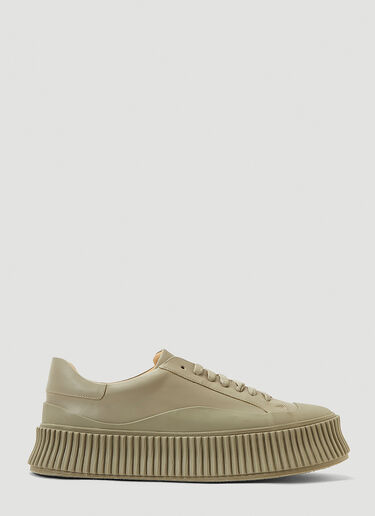 Jil Sander Chunky Sole Sneakers Green jil0242011