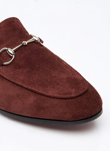 Gucci Jordaan Suede Loafers Brown guc0257055