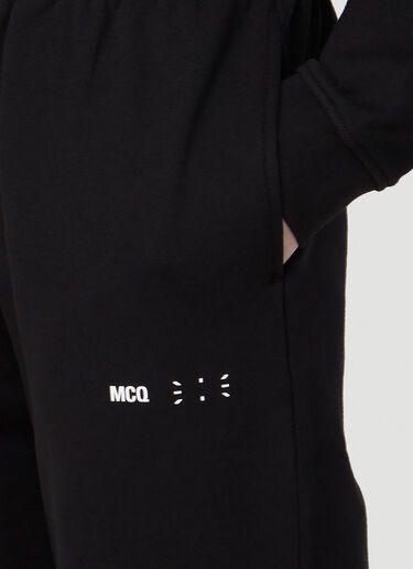 MCQ IC0 Logo Print Track Pants Black mkq0247045
