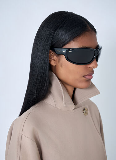 A$AP Rocky x Ray-Ban Ultra Wrap 003 Sunglasses Black lar0362004