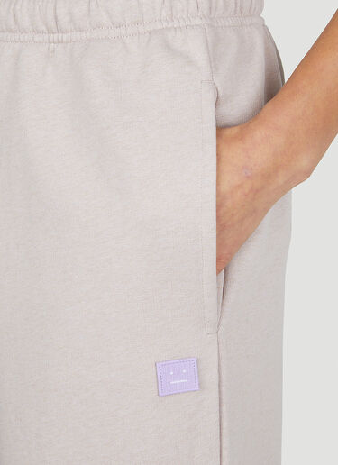 Acne Studios 方脸贴饰运动裤 浅紫色 acn0251037