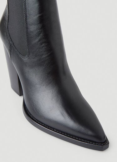 Saint Laurent Theo Ankle Boots Black sla0249081