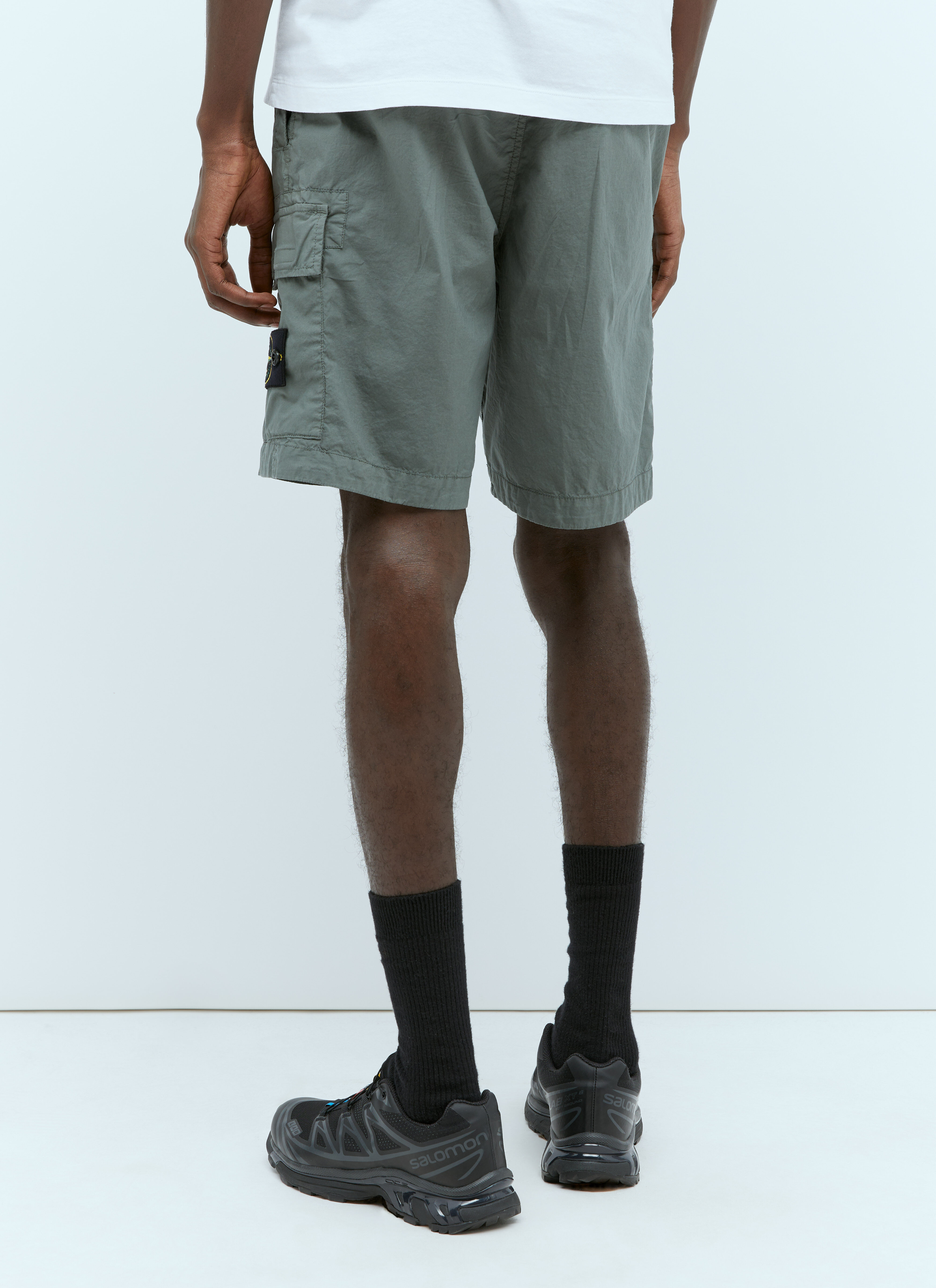 Stone island sale shorts green
