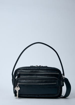 LN-CC® - Acne Studios: Camero Party Shoulder Bag - Black Acne Studios Camero Party Shoulder Bag Black acn0365089