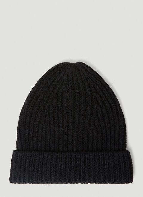 Rombaut Ribbed Beanie Black rmb0154001