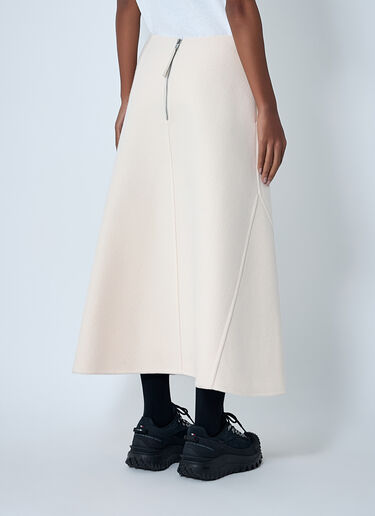 Panelled Wool-Blend Maxi Skirt Moncler + Jil Sander Panelled Wool-Blend Maxi Skirt White mjl0262003