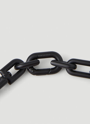 Balenciaga B-Logo Cable Chain Necklace Black bal0347007