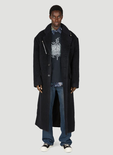 Acne Studios Brushed Wool Coat Black acn0154009