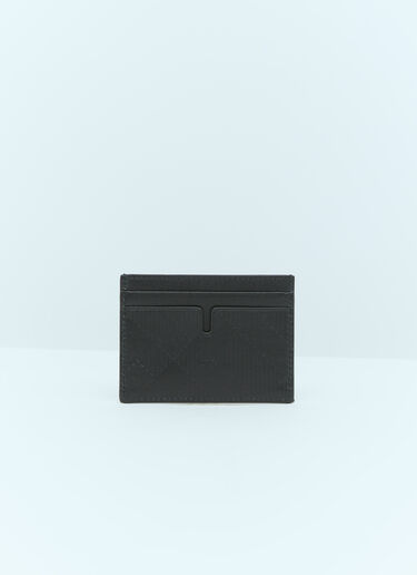 Burberry Check Leather Cardholder Black bur0155009