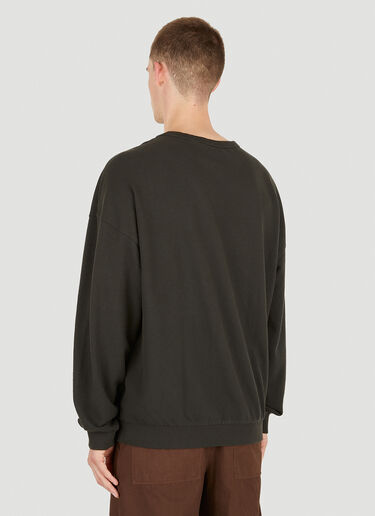Loose Fit Sweatshirt Applied Art Forms Loose Fit Sweatshirt Black aaf0150008