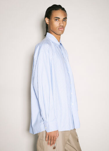 Our Legacy Borrowed Striped Shirt Blue our0158003