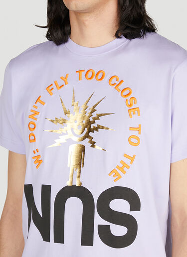 Sun Short Sleeve T-Shirt Walter Van Beirendonck Sun Short Sleeve T-Shirt Purple wlt0152011