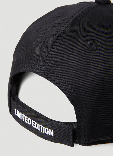 アイコニックロゴ ベースボールキャップ VETEMENTS アイコニックロゴ ベースボールキャップ ブラック vet0254019