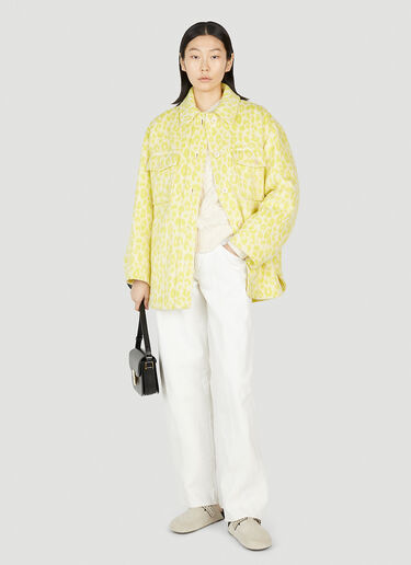 Isabel Marant Odelino 动物印花夹克 黄色 ibm0251002