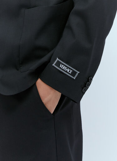 Versace 메두사 비기 싱글 브레스트 블레이저 블랙 ver0153010