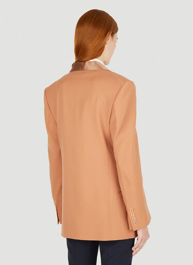 Stella McCartney Contrasting Lapel Blazer Orange stm0250009