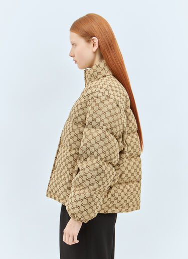 Gucci GG Canvas Bomber Jacket Beige guc0257020
