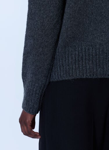 LN-CC® - The Row: Pato Cashmere Sweater - Grey The Row Pato Cashmere Sweater Grey row0266013
