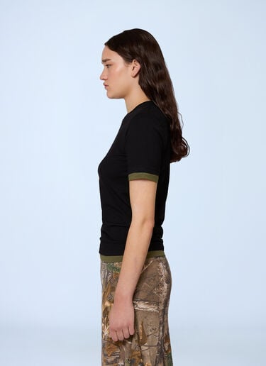 Gina Corrieri Logo Print T-Shirt Khaki gcr0264009