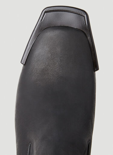 Rick Owens Clear Heel Boots Black ric0153027