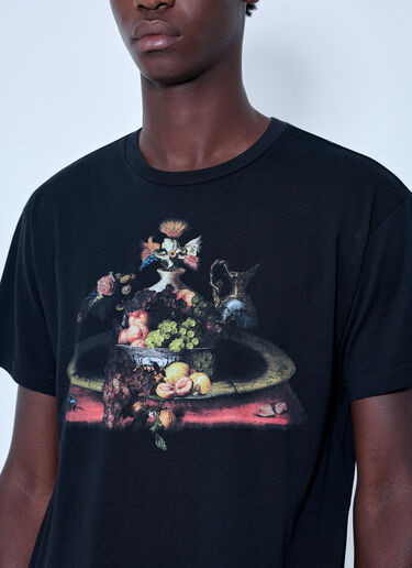 LN-CC® - Vivienne Westwood: Still Life Orb Classic T-Shirt - Black Vivienne Westwood Still Life Orb Classic T-Shirt Black vvw0166008