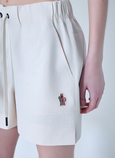 Moncler Grenoble Drawstring Shorts White mog0264006