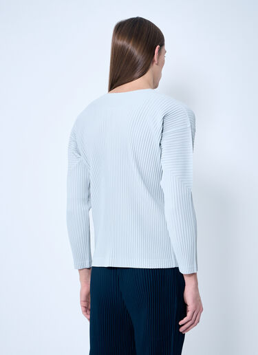Homme Plissé Issey Miyake Pleated Crewneck Top Grey hmp0159017