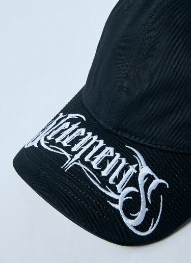 Vetements Metal Logo Baseball Cap Black vet0160009