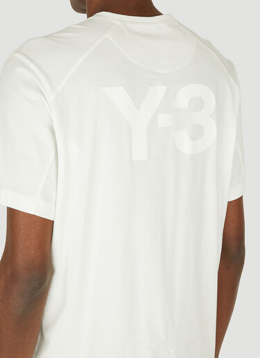 Y-3 Logo Motif T-Shirt White yyy0149010