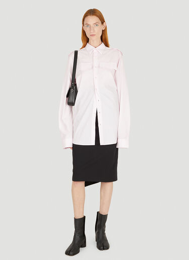 ユニフォームシャツ Raf Simons ユニフォームシャツ ピンク raf0250013