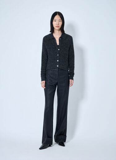 LN-CC® - Our Legacy: Mazzy Polo Cardigan - Black Our Legacy Mazzy Polo Cardigan Black our0265037