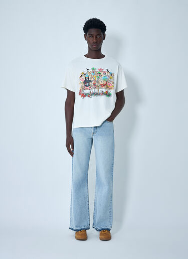 Gallery Dept. Skeleton Beach Theatre T-Shirt White gdp0160055