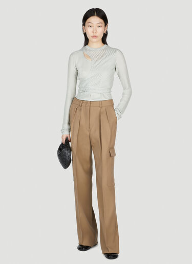 Barnaba Folded Pleat Pants Sportmax Barnaba Folded Pleat Pants Beige spx0253004