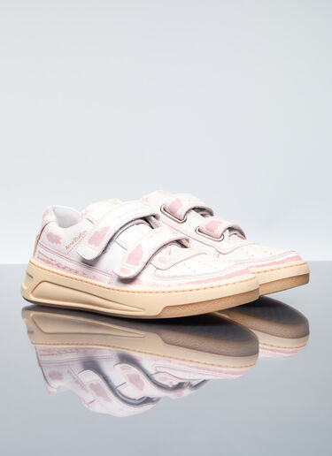 Acne Studios Velcro Strap Sneakers Pink acn0255044