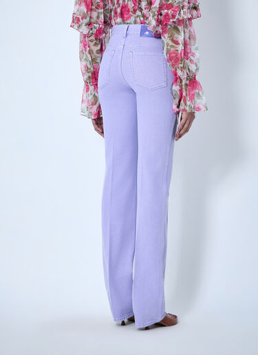 High-rise Flared Denim Trousers Chloé High-rise Flared Denim Trousers Purple chl0264018