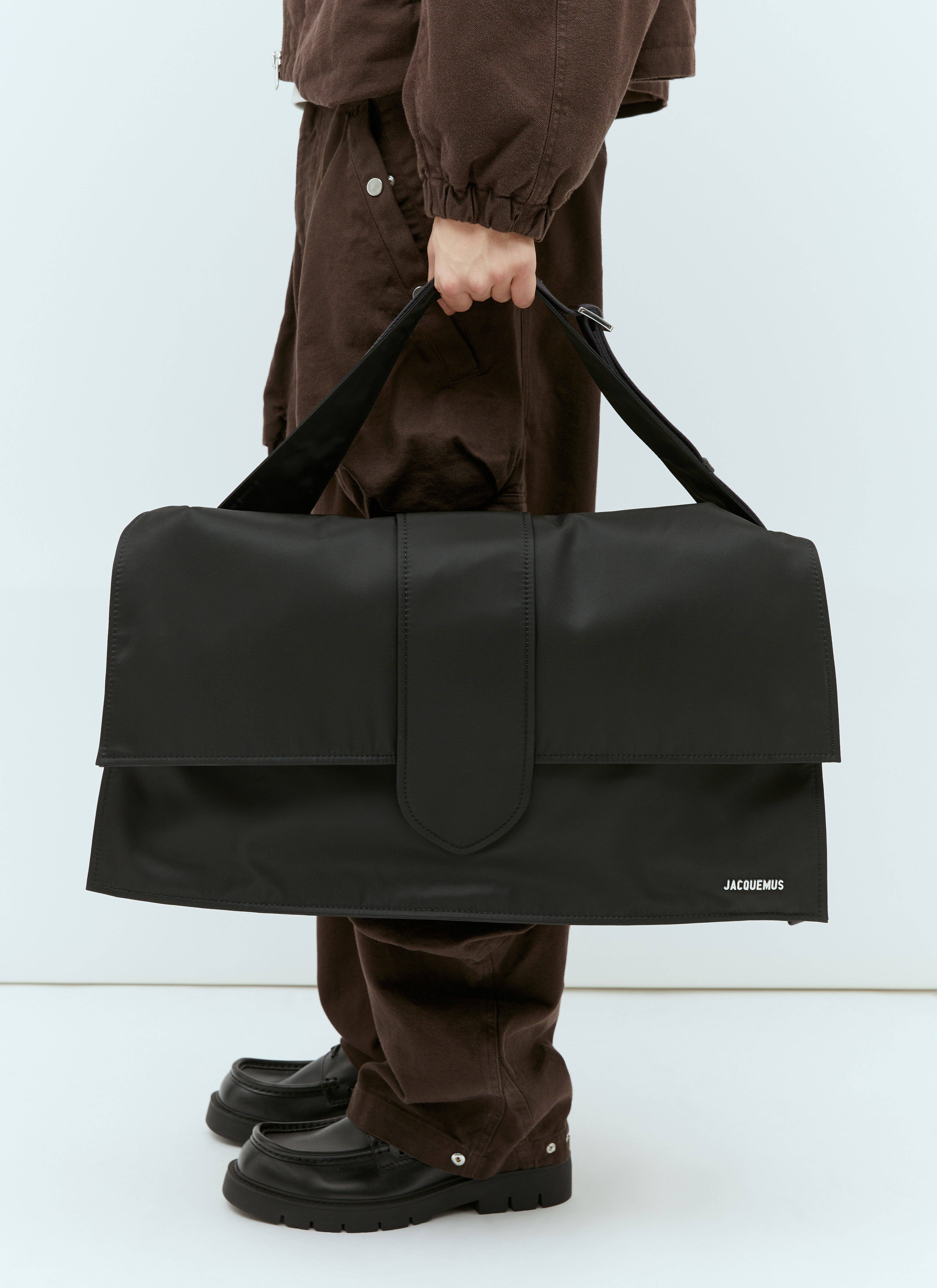 Jacquemus Le Bambino De Voyage Weekend Bag in Black LN CC