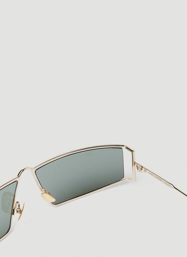 스퀘어 선글라스 Saint Laurent 스퀘어 선글라스 골드 sla0252107