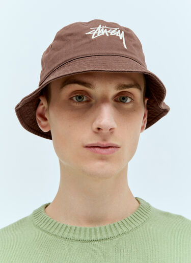 Stüssy Big Stock Bucket Hat Brown sts0154020