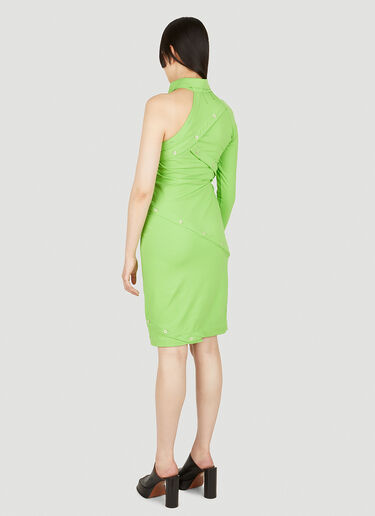 Ninamounah Dragon Button Dress Green nmo0248008