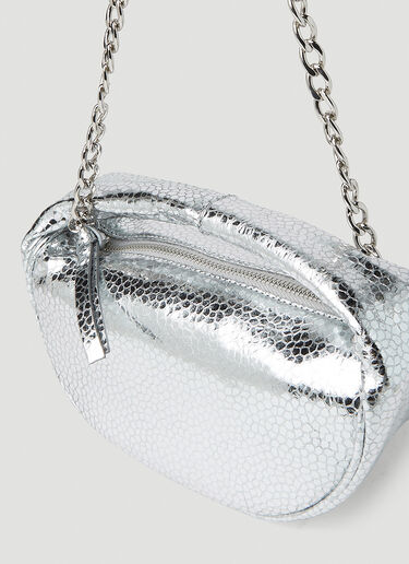 BY FAR Baby Cush Handbag Silver byf0251007