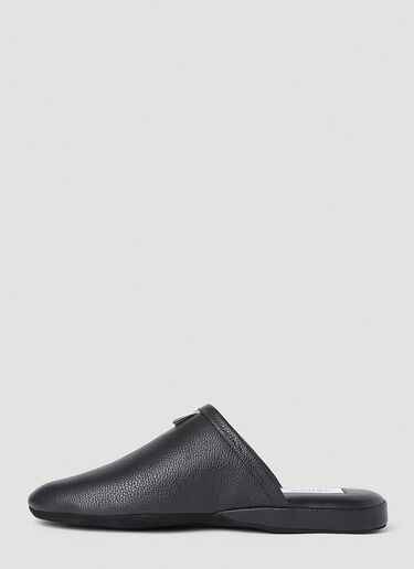 Thom Browne 三色条纹标签便鞋 黑色 thb0151017