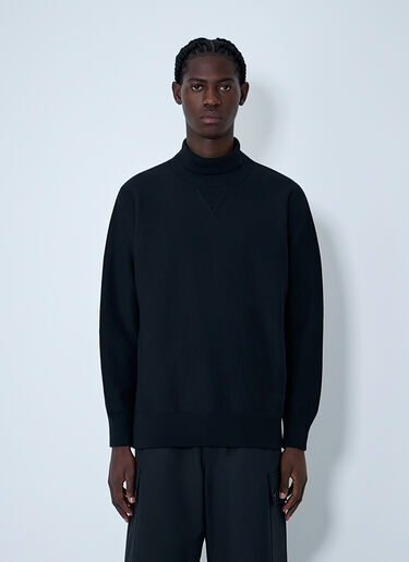 High-Neck Pullover Sweater Comme des Garçons Homme High-Neck Pullover Sweater Black cdh0162008