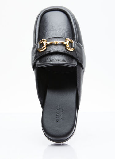 Gucci Horsebit Loafer Slippers Black guc0255069