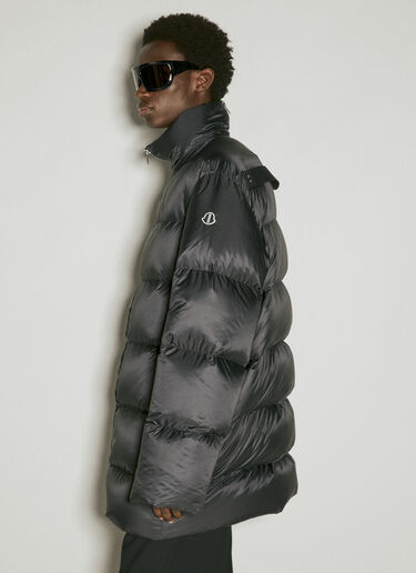 Moncler + Rick Owens Cyclopic Long Down Coat Black mcs0355006