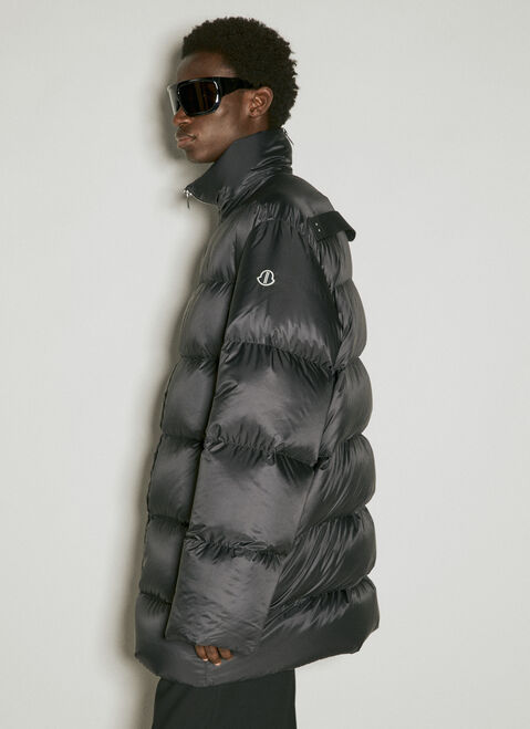 Moncler x Rick Owens Cyclopic Long Down Coat Black mcs0355006